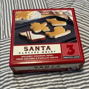 Williams Sonoma Santa Pancake Molds - Red